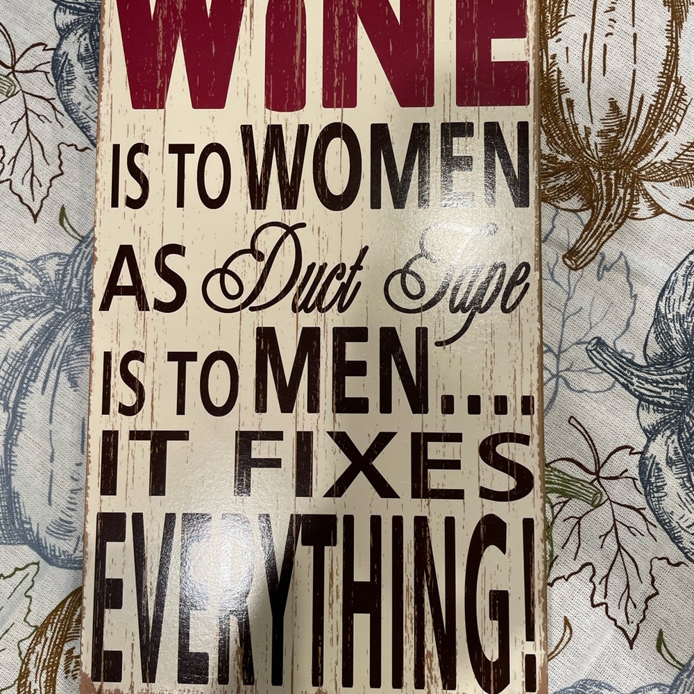 Decorative Wine Sign